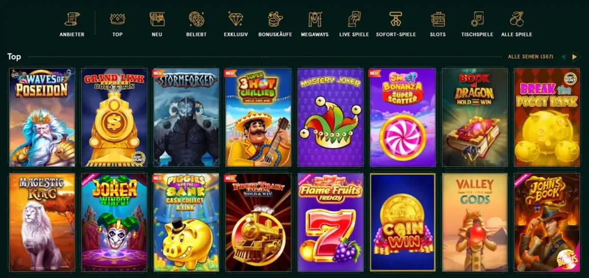 Cloudbet Casino Netherlands — hoofdlobby met meer dan 12.000 online casinospellen, gokkasten en livecasino
